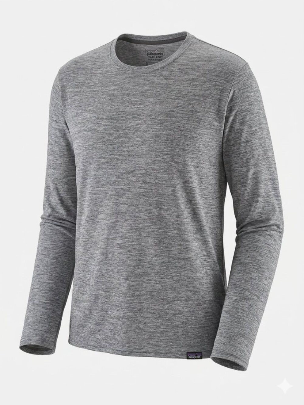 Patagonia Capilene Cool Daily Shirt Mens Large Oxford Gray Heather Lng Slv 45180